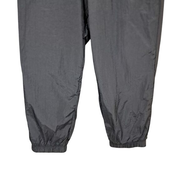 Nike Essential Mid-Rise Pants Sportswear Women Black Large Lined Retro Crinkle - Picture 6 of 13